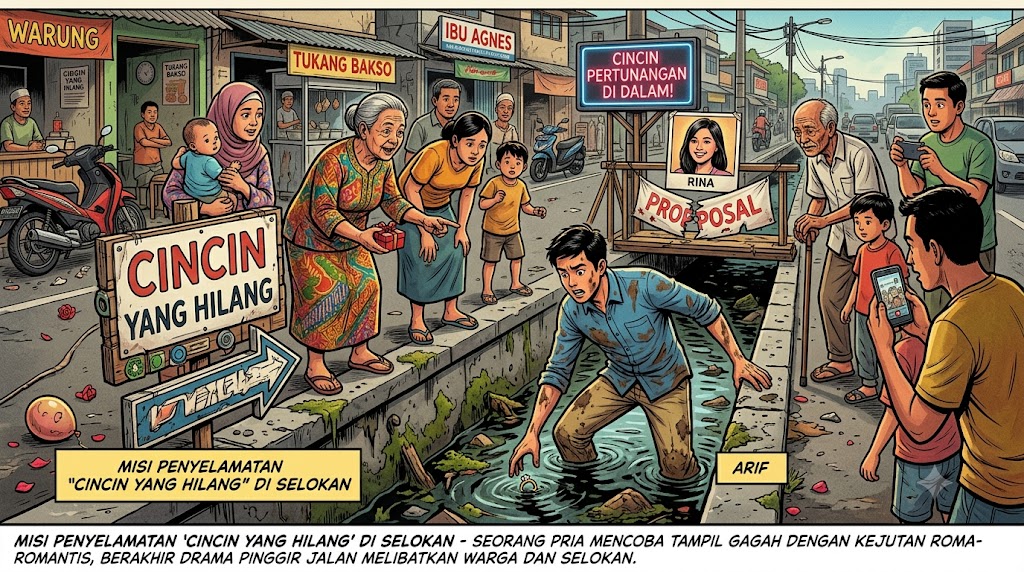Misi Penyelamatan "Cincin yang Hilang" di Selokan