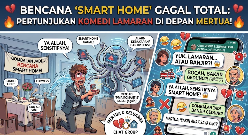 Bencana "Smart Home" yang Berubah Menjadi Pertunjukan Komedi Saat Lamaran Pernikahan di Depan Calon Mertua